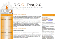 Desktop Screenshot of doq-test.de