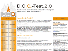 Tablet Screenshot of doq-test.de